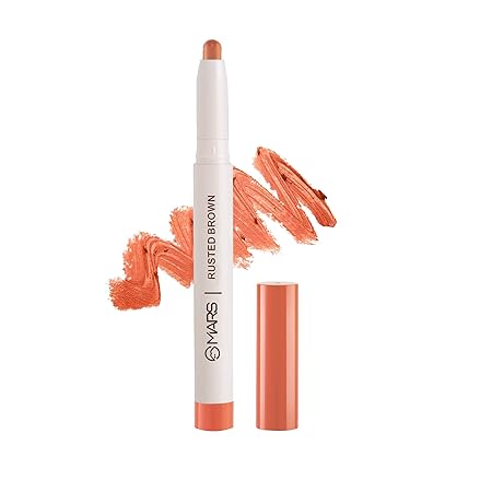 MARS Retractable Poppins Long Lasting Lip Crayon | Matte Finish | Smudge Proof & Kiss Proof Crayon Lipstick for Women (1.3 gm)