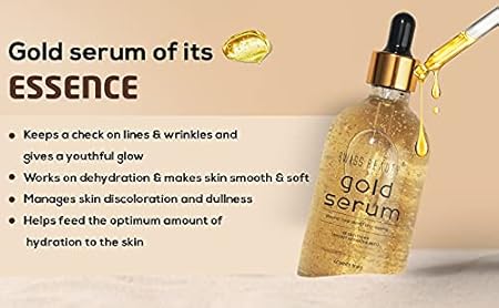 Swiss Beauty 24 K Gold Face Serum, 100ml