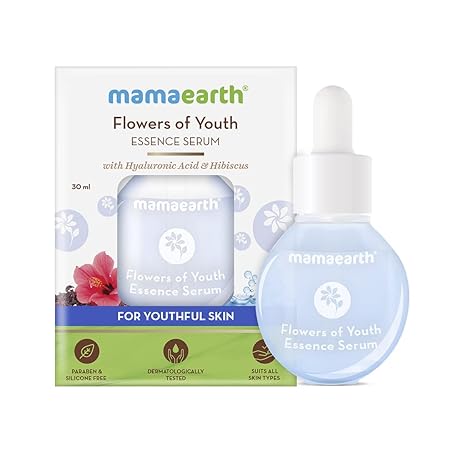 Mamaearth Flowers of Youth Essence Face Serum, For Smooth Skin, with for Youthful Skin – 30 ml