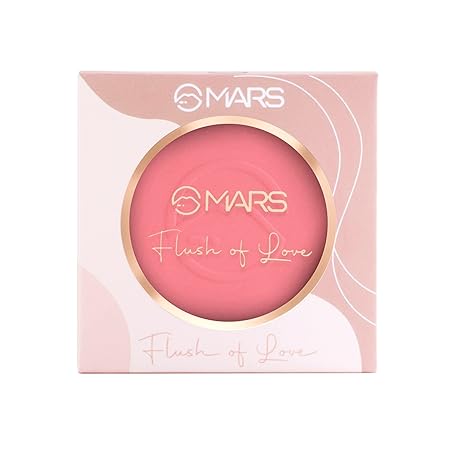 MARS Flush of Love Face Blusher | Highly Pigmented & Easy to Blend | Lightweight & Natural Finish (8.0 gm)