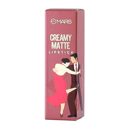 MARS Creamy Matte Long Lasting Lipstick for Women Smooth & Light Weight (3.2 gm)