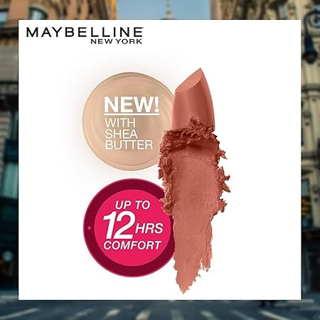 Maybelline New York Color Sensational Powder Matte Lipstick,  REFINED WINE 82, 3.9g