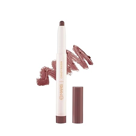 MARS Retractable Poppins Long Lasting Lip Crayon | Matte Finish | Smudge Proof & Kiss Proof Crayon Lipstick for Women (1.3 gm)