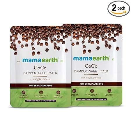 Mamaearth Coco sheet mask- pack of 2