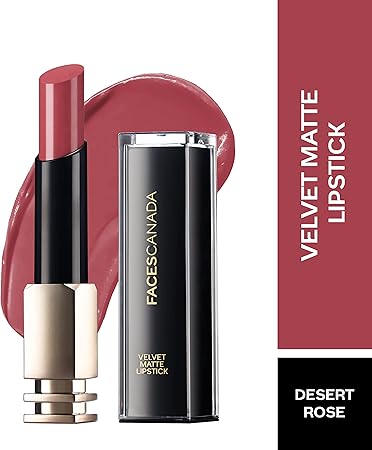 Faces Canada Velvet Matte Lipstick - Desert Rose 04,3.5g